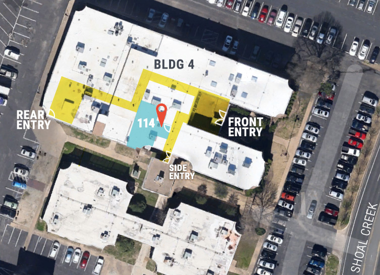 Shift Therapy Austin Building Map